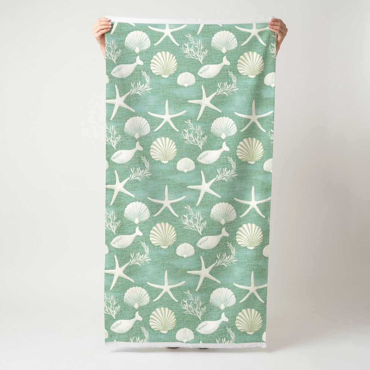 Anemone - Fabric - Painted Paper
