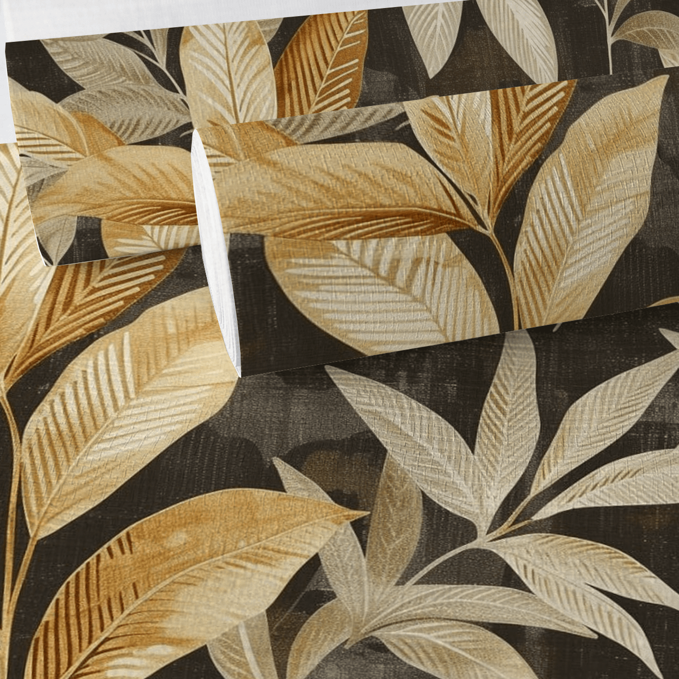 Angie Floral Faux Grasscloth Wallpaper - Painted Paper