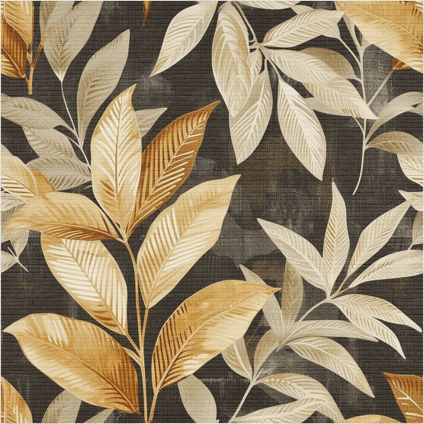 Angie Floral Faux Grasscloth Wallpaper - Painted Paper