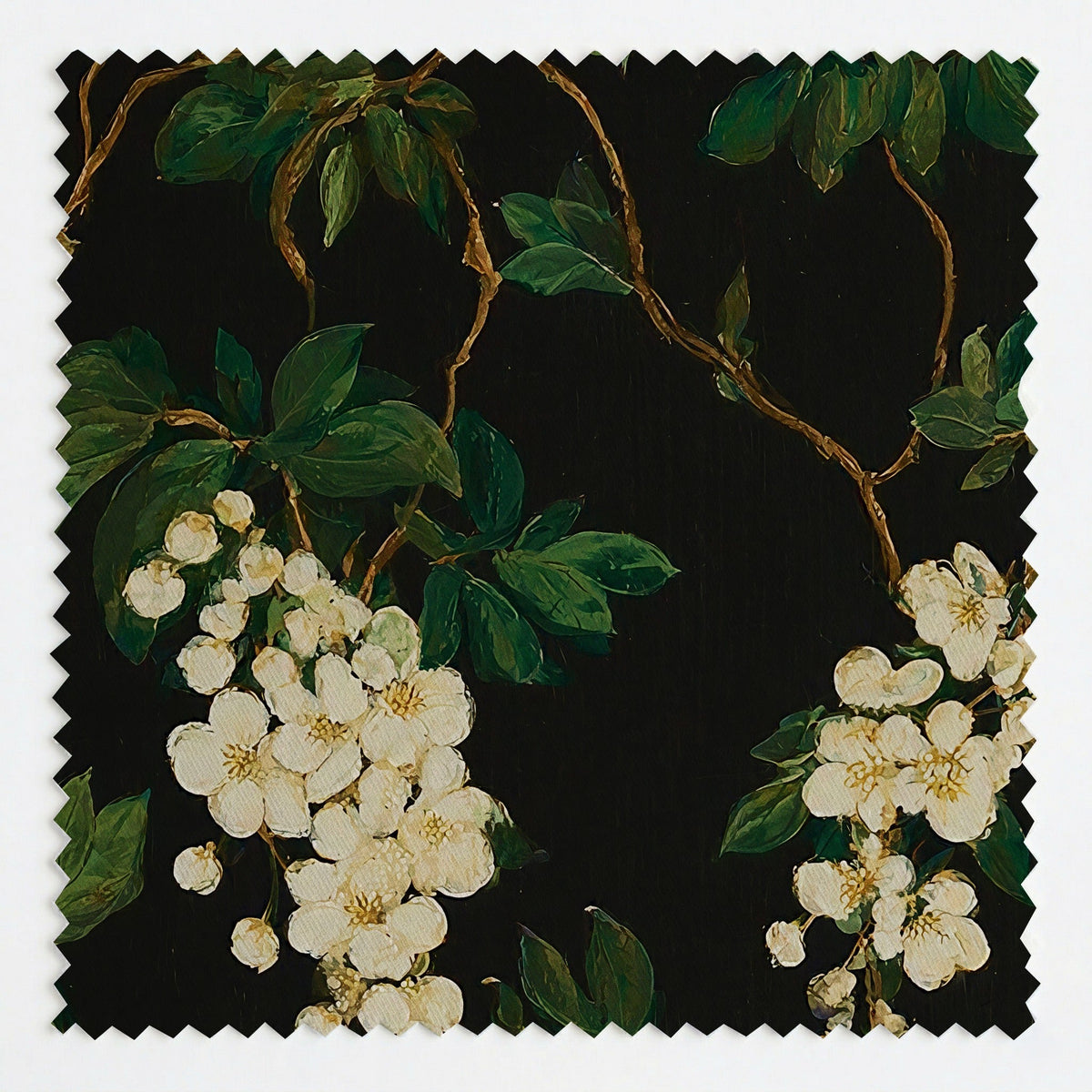 Ann - Fabric - Painted Paper