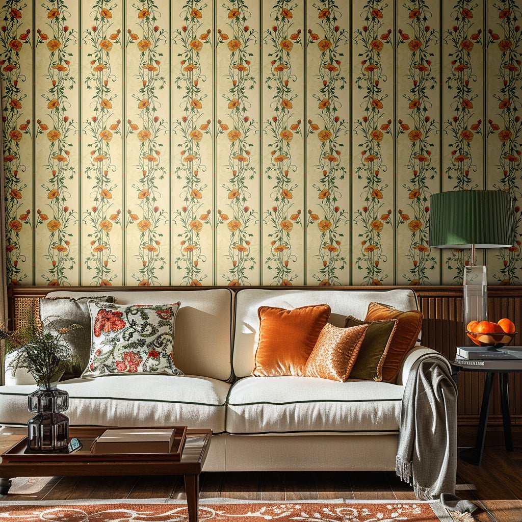 Annalise Wallpaper - Painted Paper