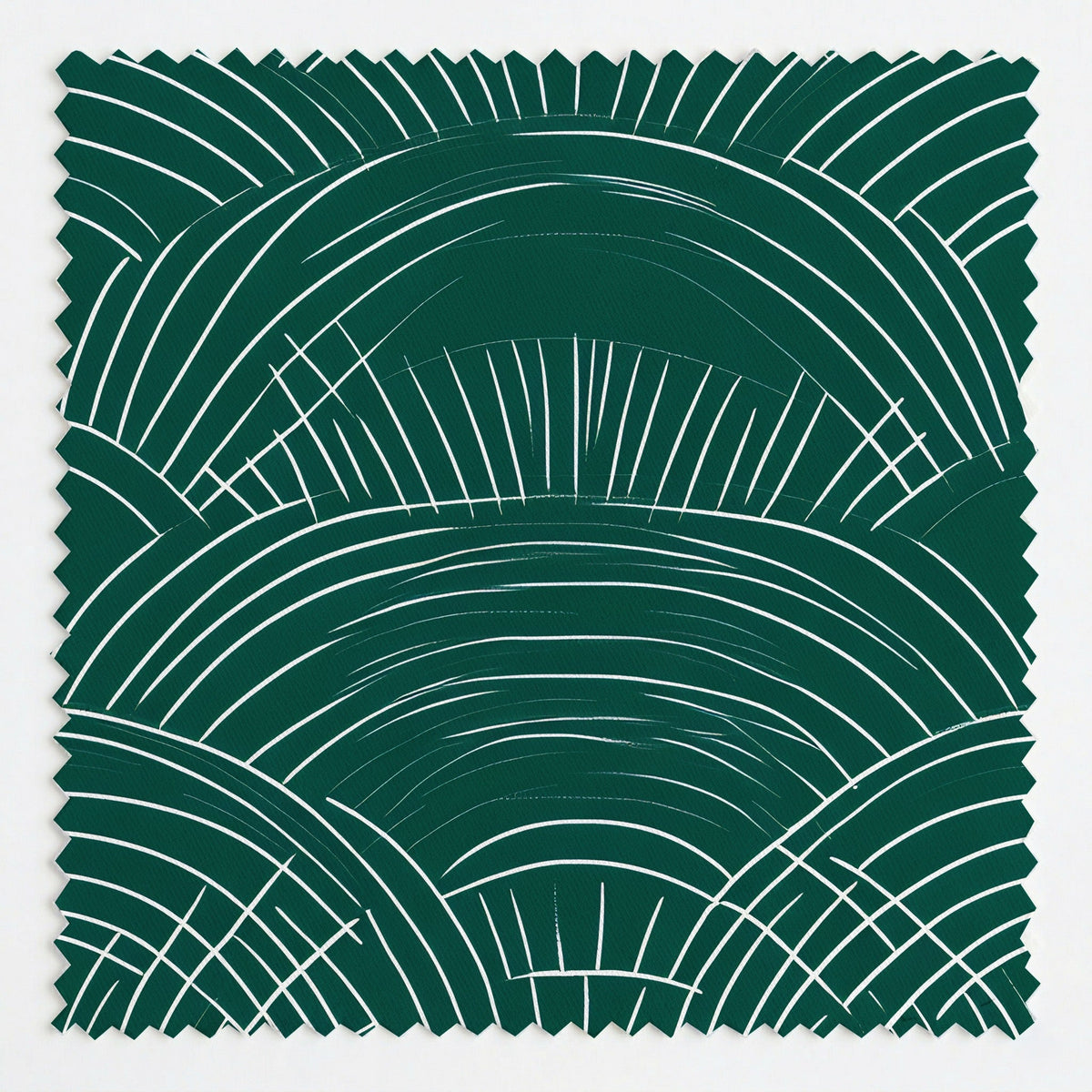 Arctic Waves - Fabric - Painted Paper