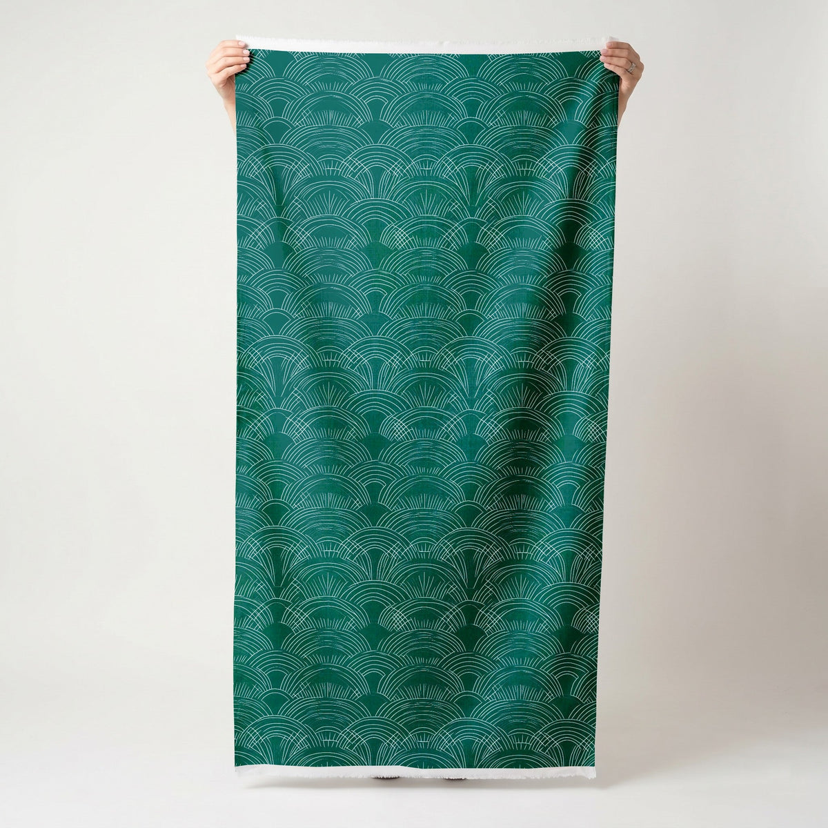 Arctic Waves - Fabric - Painted Paper