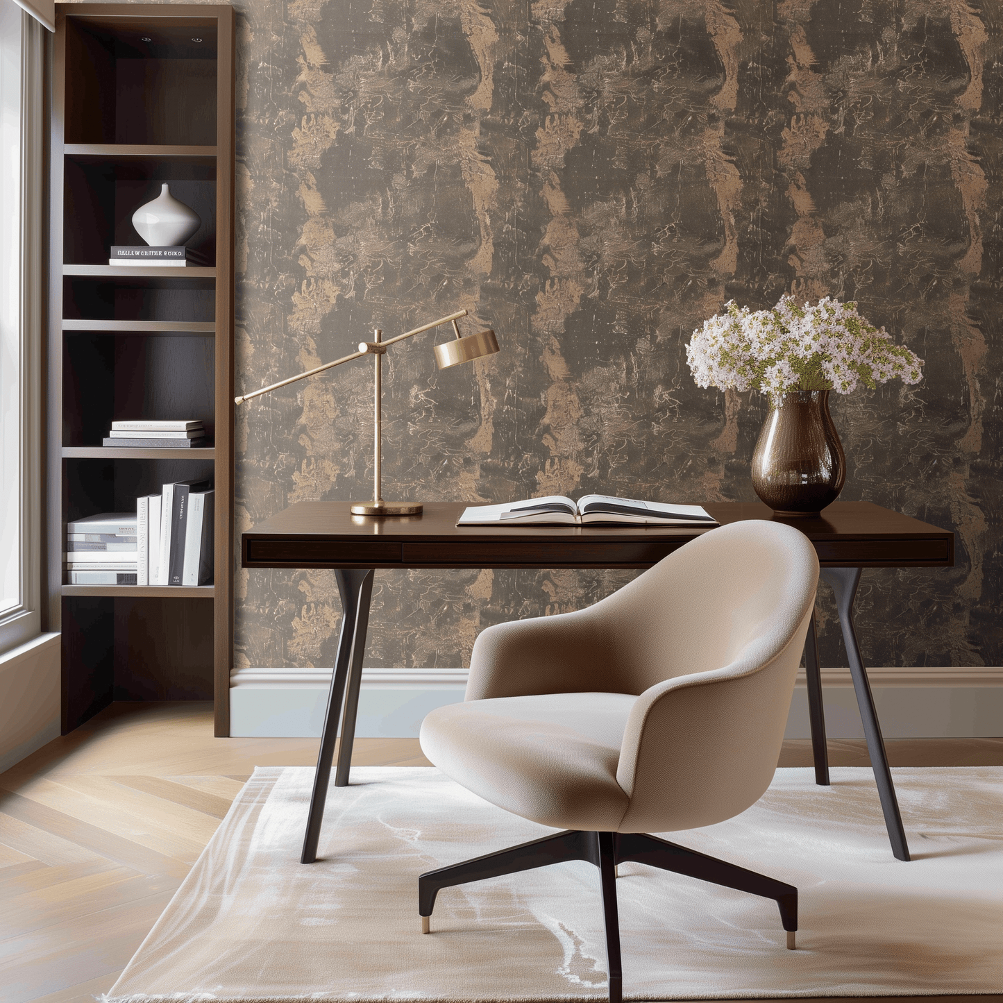Arden Abstract Wallpaper - Painted Paper