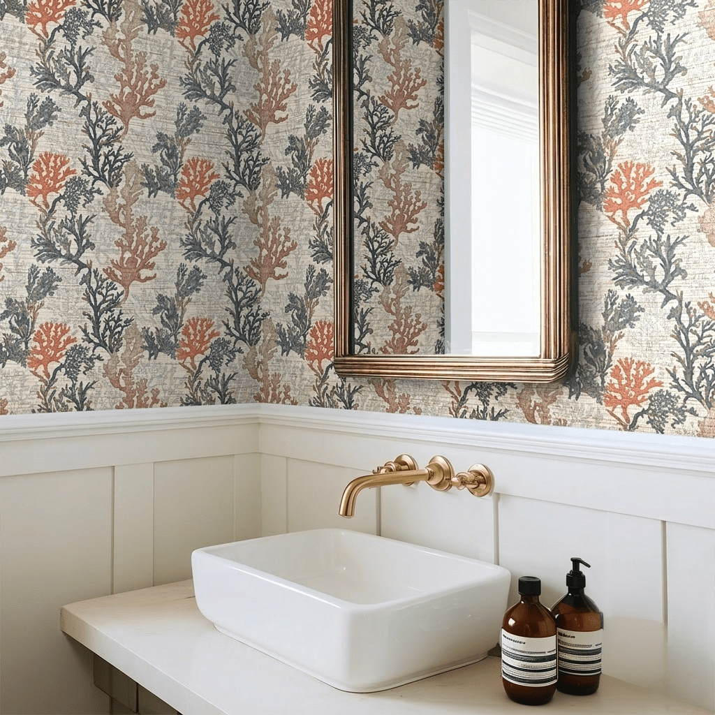 Ariel Faux Grasscloth Wallpaper - Painted Paper