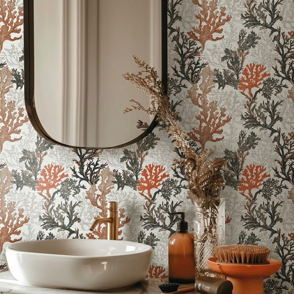 Ariel Faux Grasscloth Wallpaper - Painted Paper