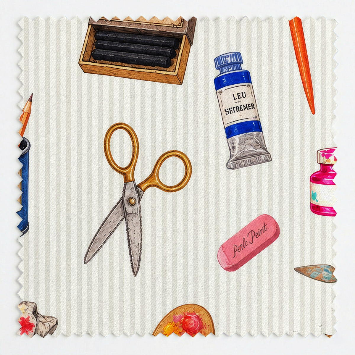 Artist's Corner - Fabric - Painted Paper
