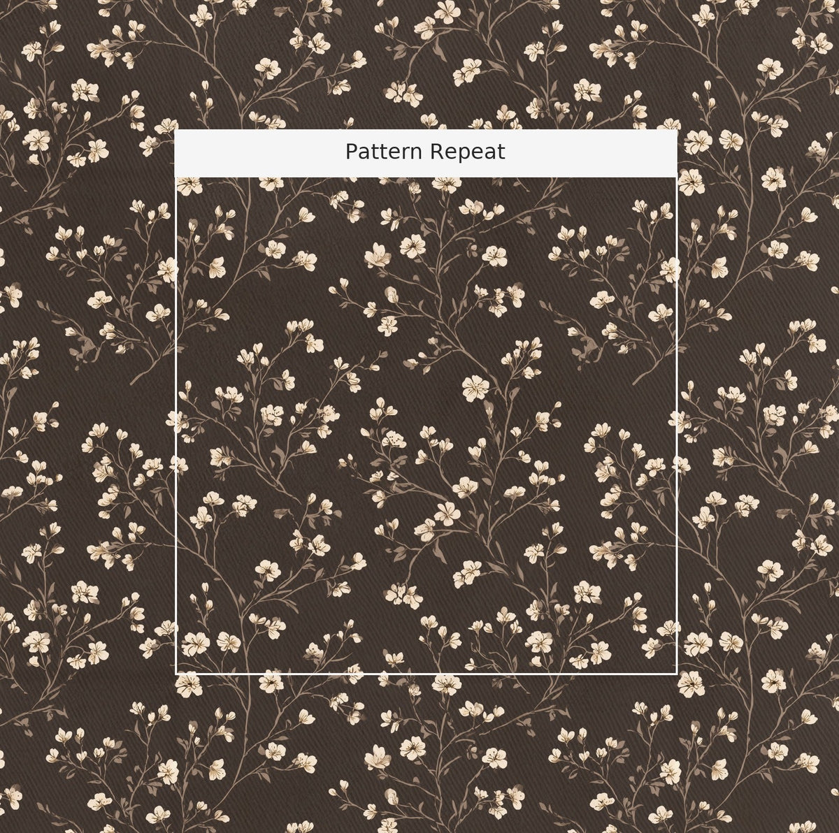 Ashford Floral - Fabric - Painted Paper
