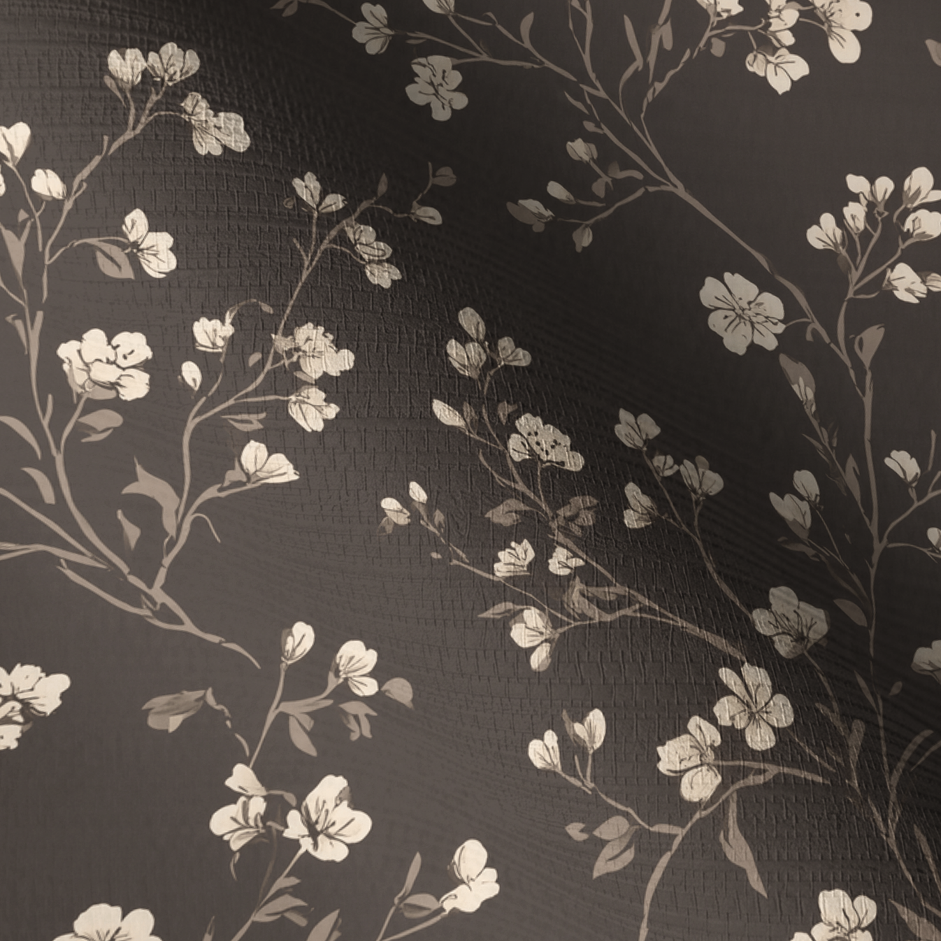 Ashford Floral Faux Grasscloth Wallpaper