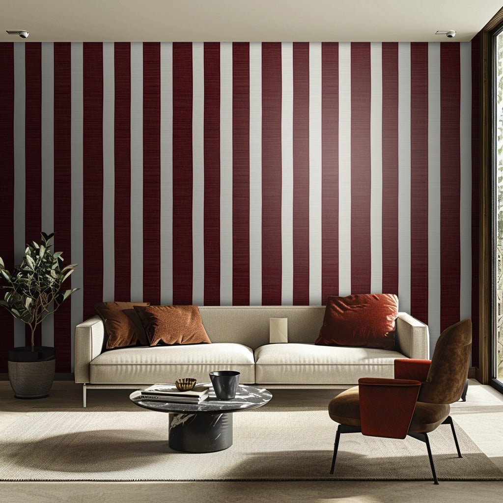 Ashford Stripes Wallpaper - Painted Paper