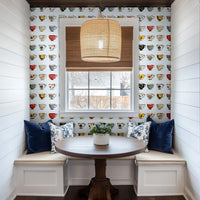 Aspen Tea Cups Wallpaper – Painted Paper