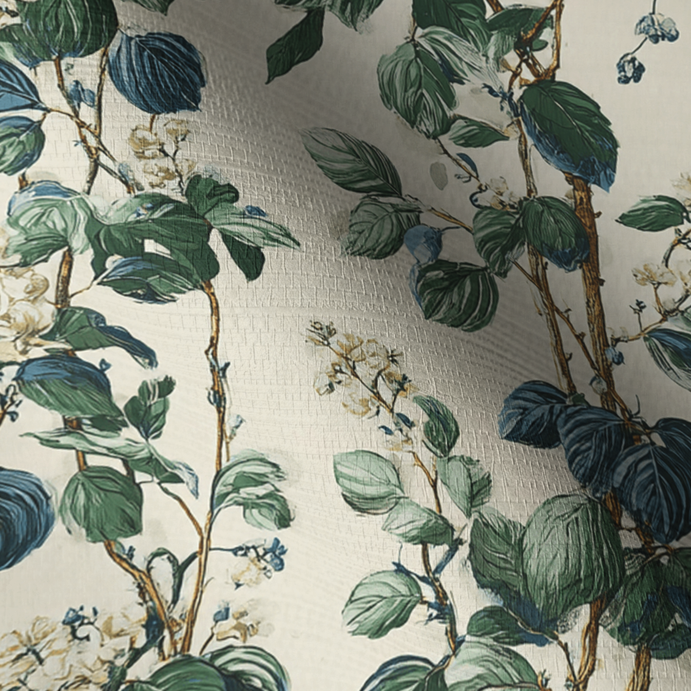 Aubrey Vines Faux Grasscloth Wallpaper