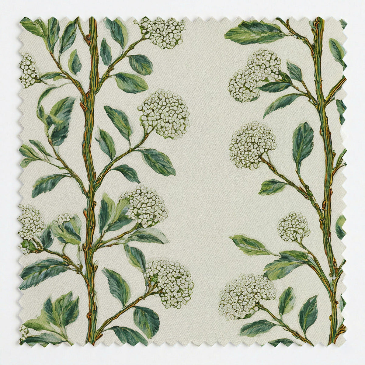 Auggie Hydrangeas - Fabric - Painted Paper