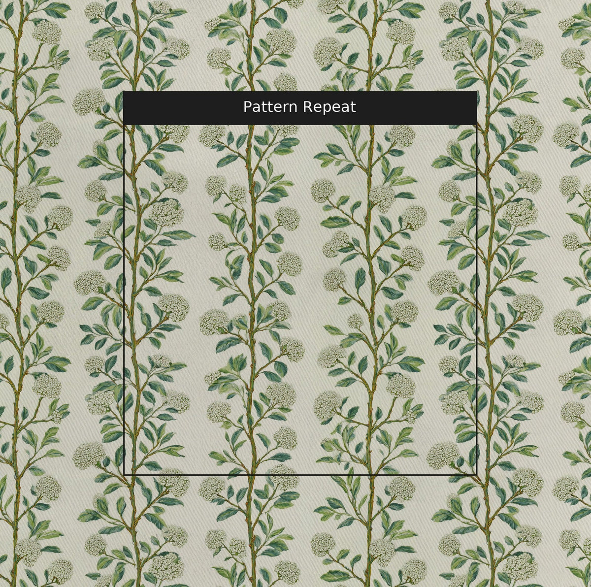 Auggie Hydrangeas - Fabric - Painted Paper