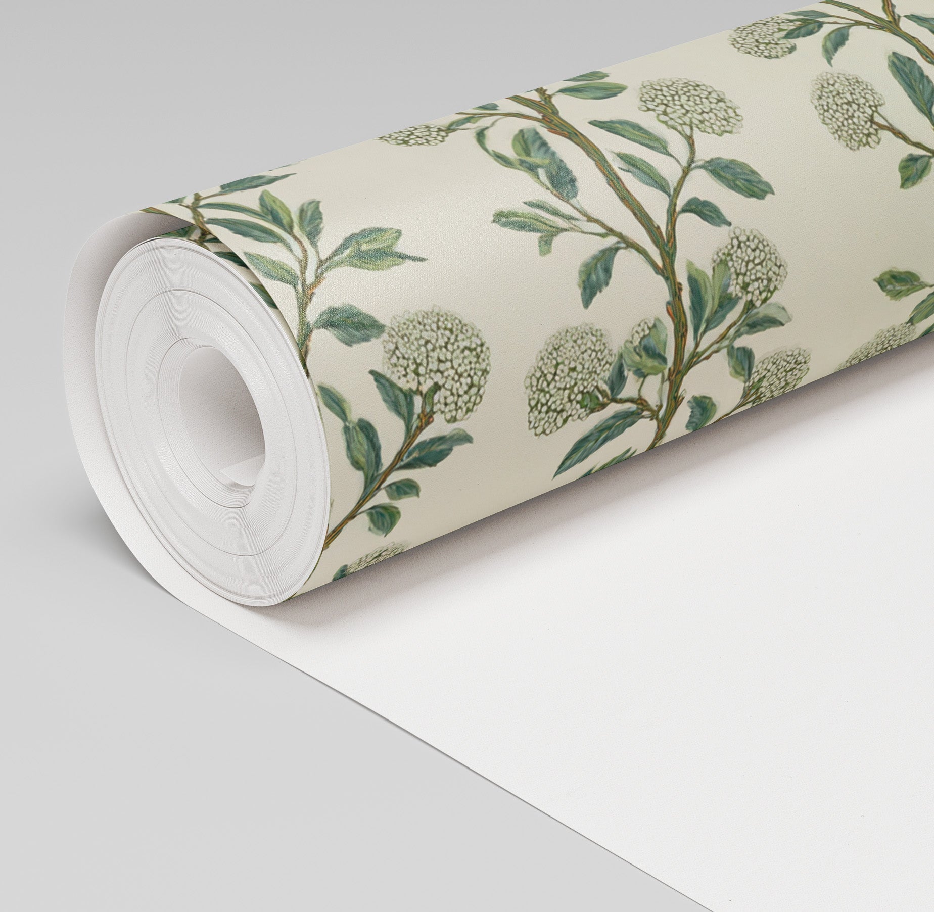 Auggie Hydrangeas Wallpaper - Painted Paper