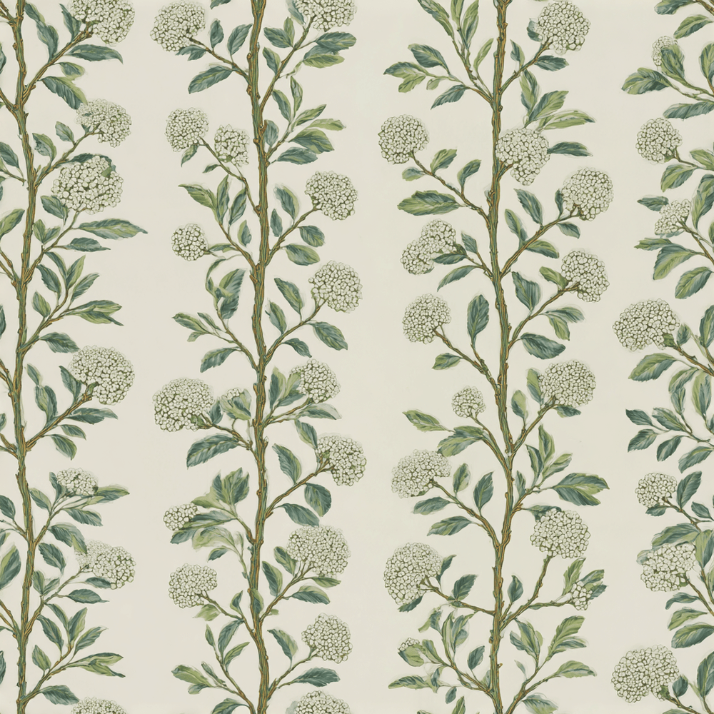 Auggie Hydrangeas Wallpaper - Painted Paper