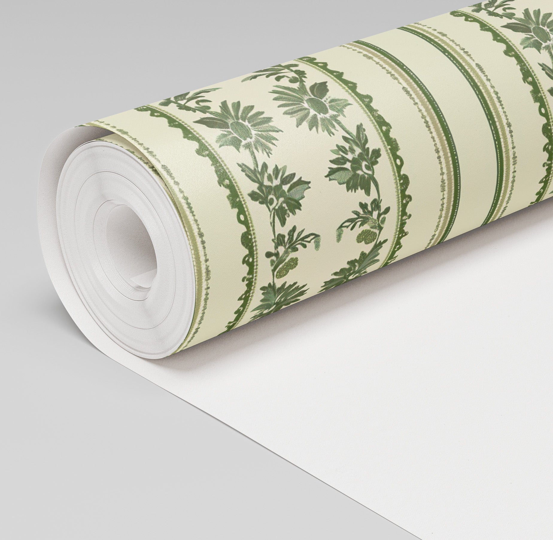 Augusta Stripe Wallpaper - Painted Paper