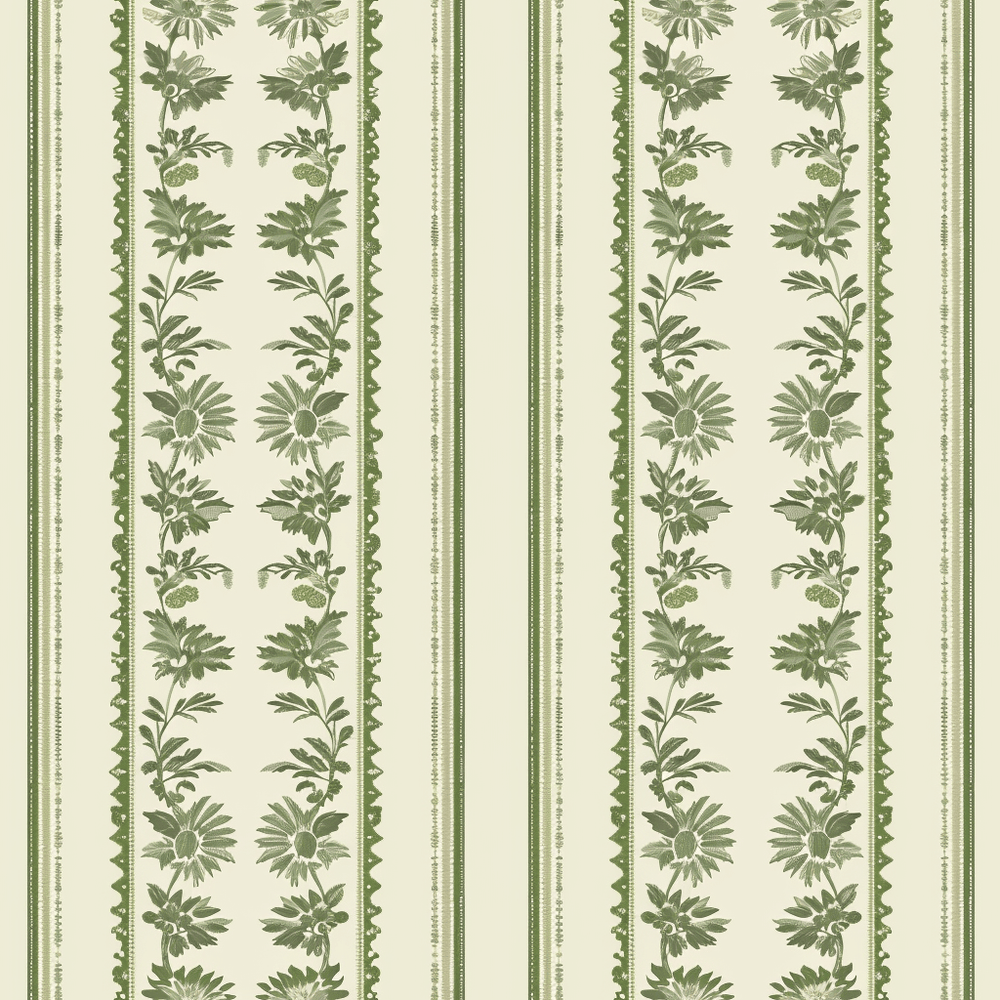 Augusta Stripe Wallpaper - Painted Paper