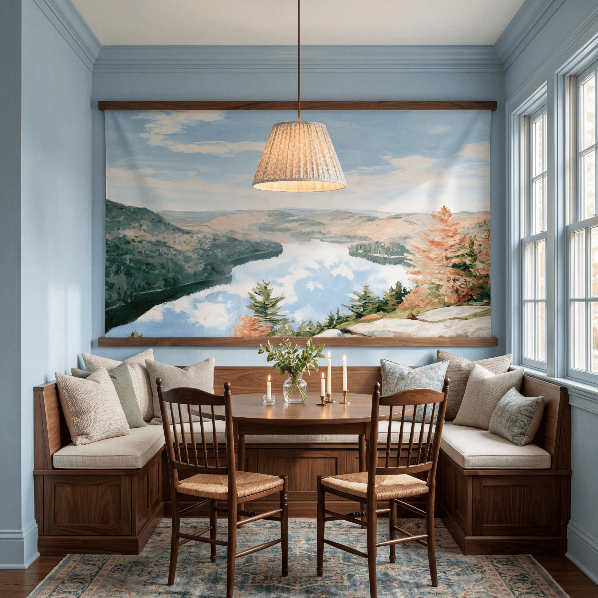 Autumn Overlook - Tapestry - Painted Paper