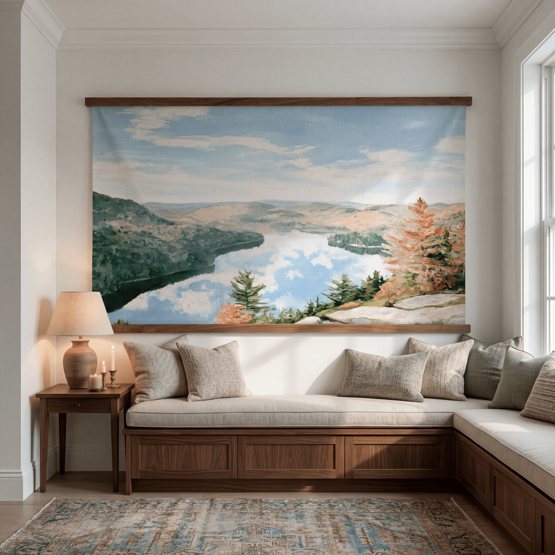 Autumn Overlook - Tapestry - Painted Paper