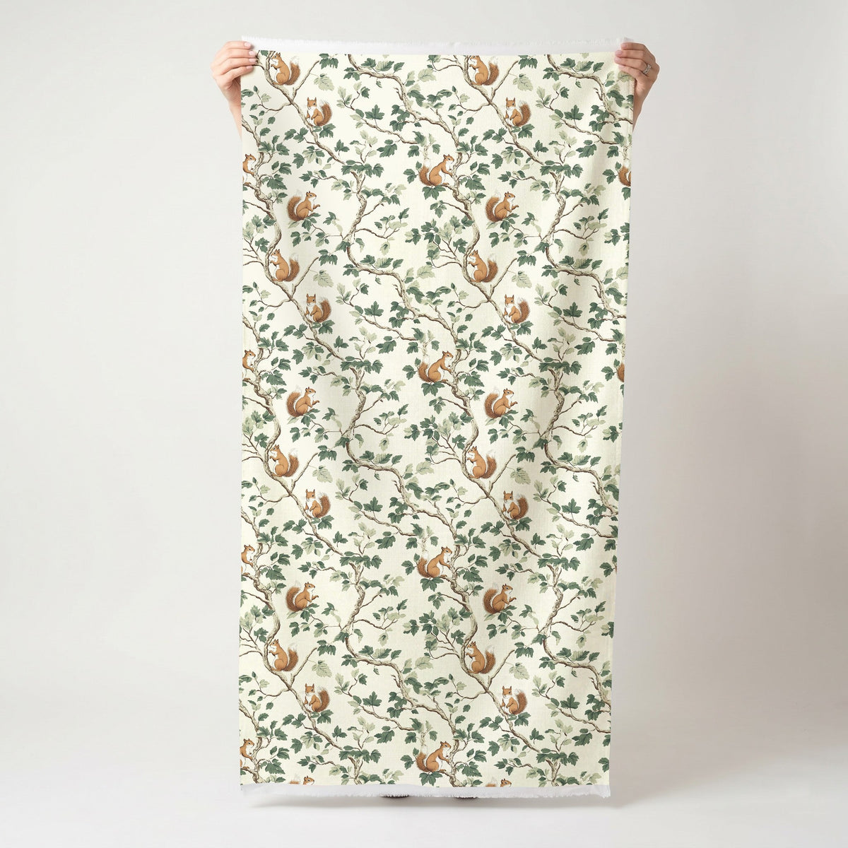 Autumn Scurry - Fabric - Painted Paper