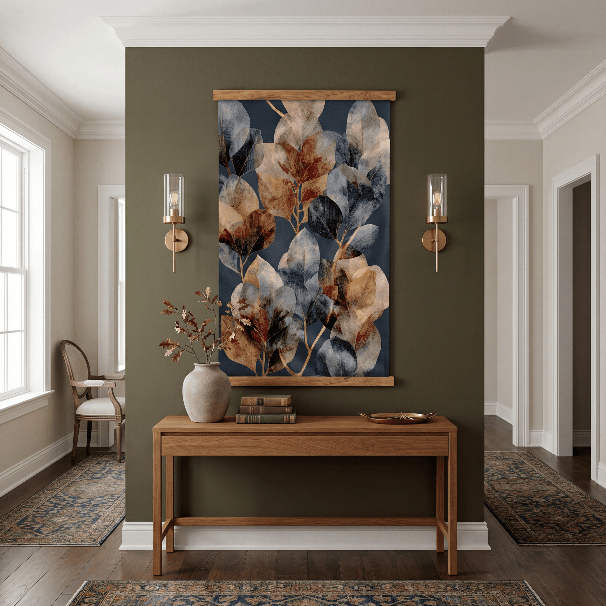 Autumn Shadows - Tapestry - Painted Paper