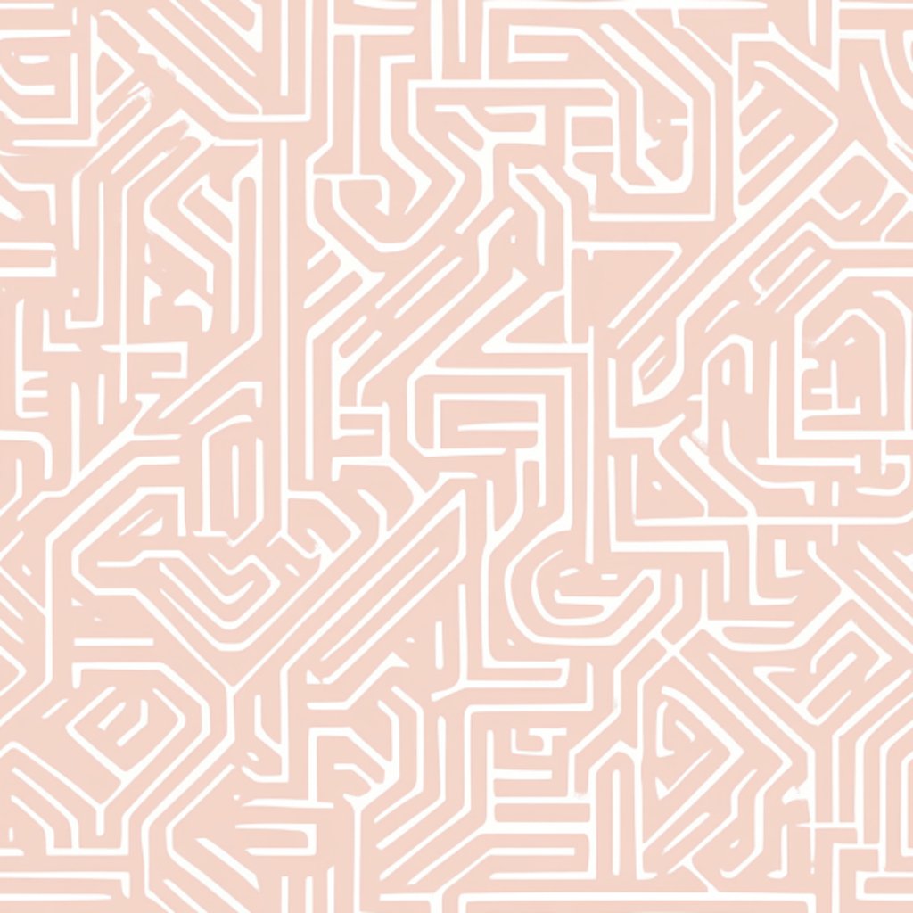 Avalon Maze Wallpaper - Painted Paper