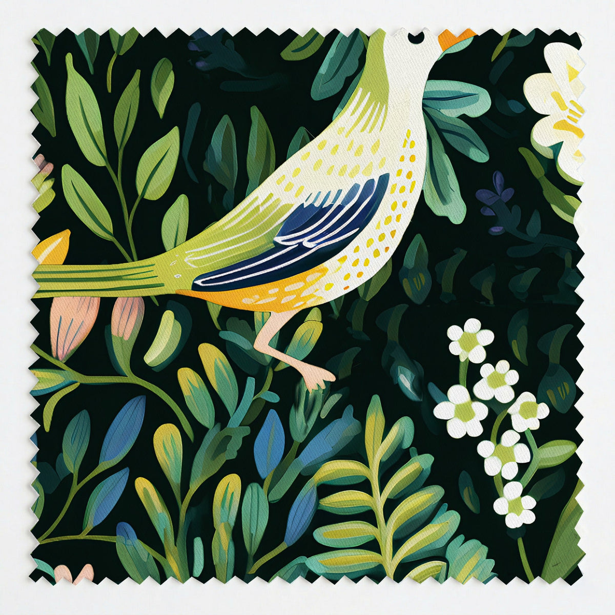 Avian Paradise - Fabric - Painted Paper