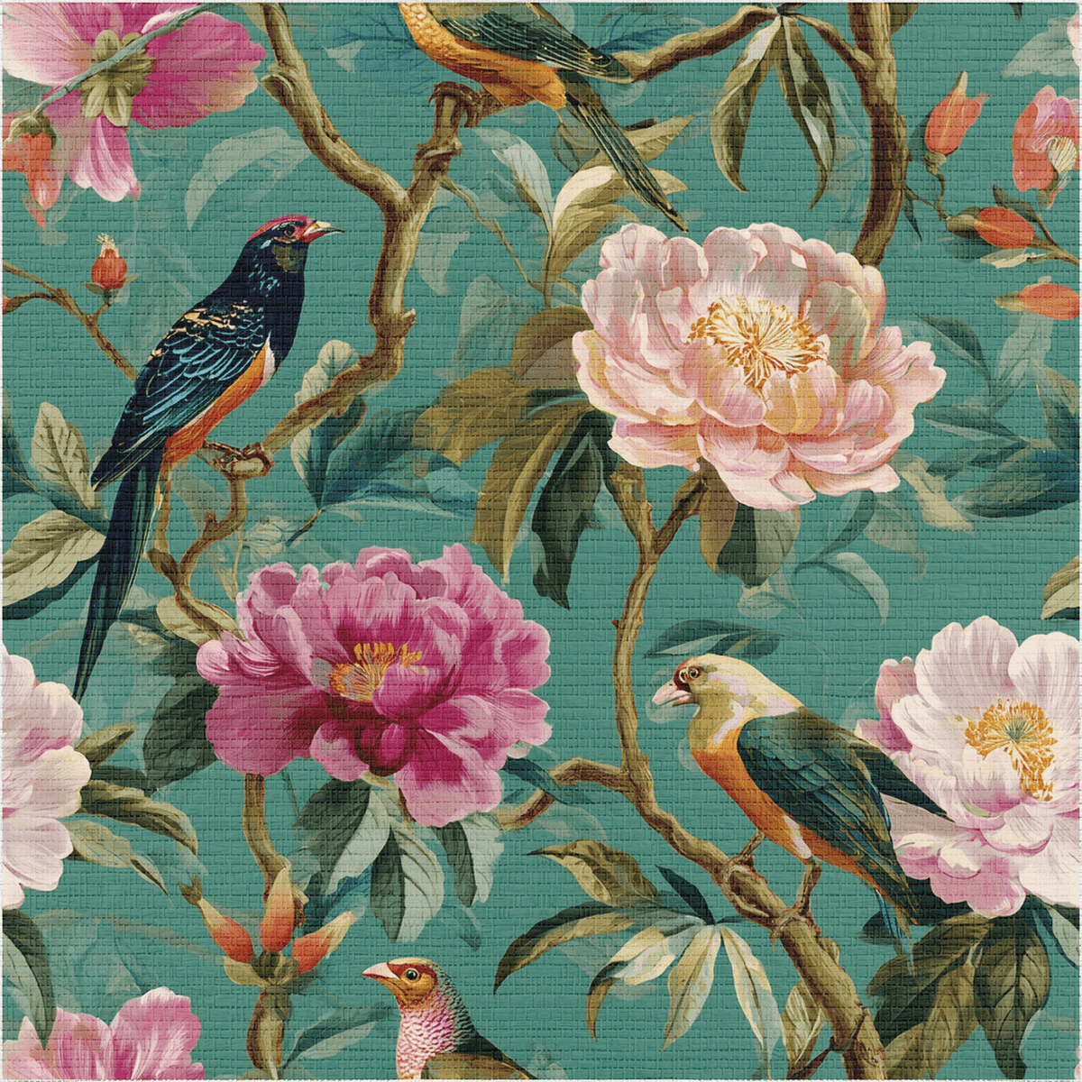 Aviara Faux Grasscloth Wallpaper - Painted Paper
