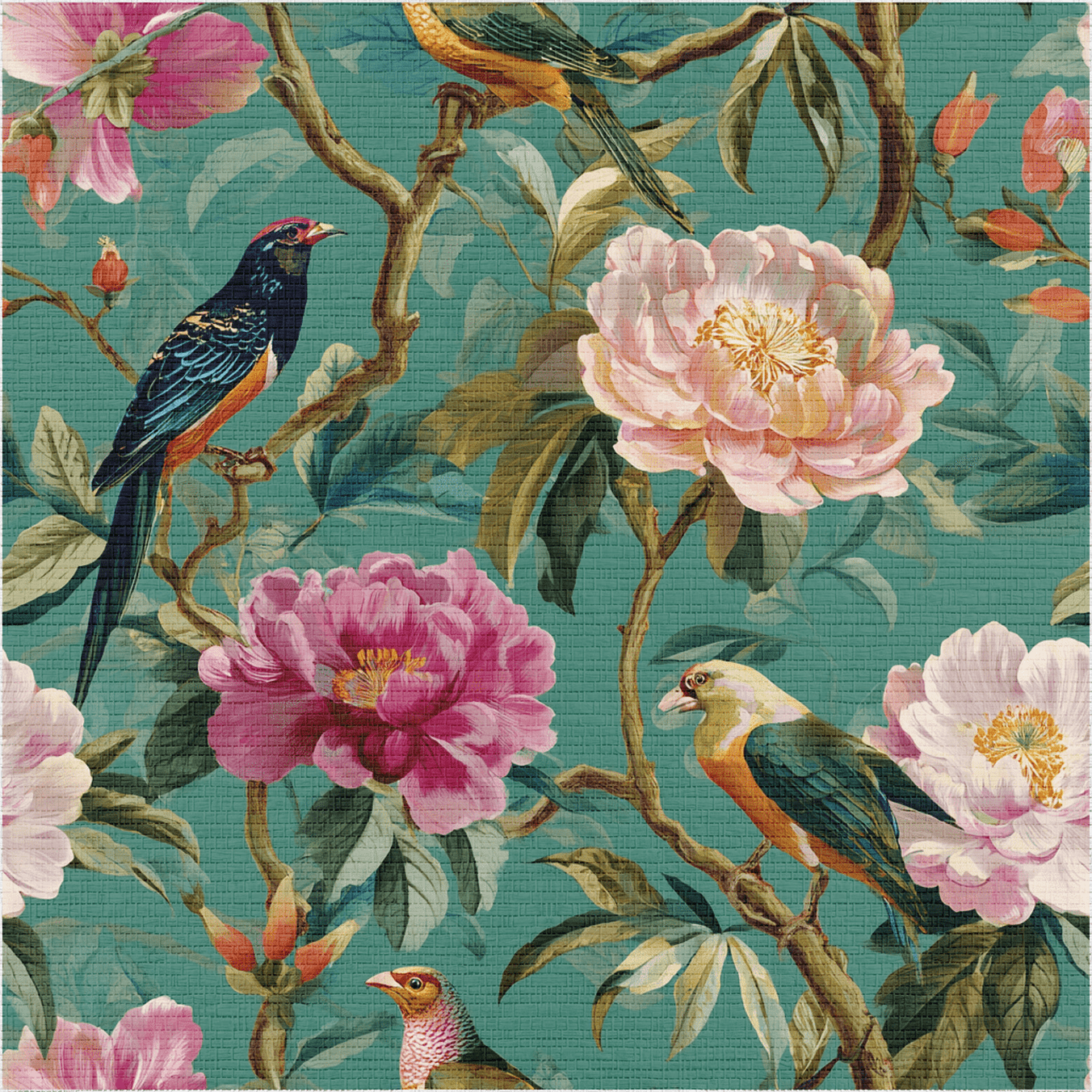 Aviara Faux Grasscloth Wallpaper - Painted Paper