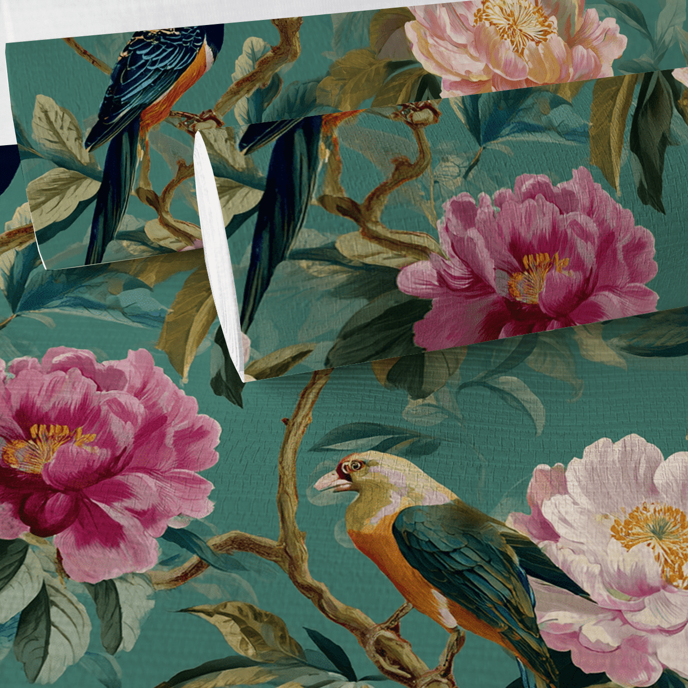 Aviara Faux Grasscloth Wallpaper - Painted Paper