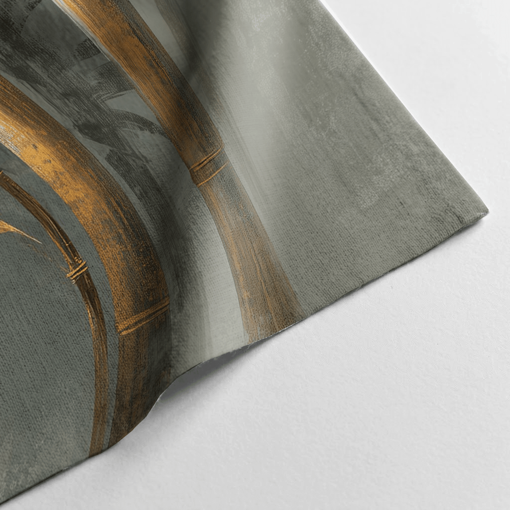 Bamboo in the Mist - Tapestry - Painted Paper