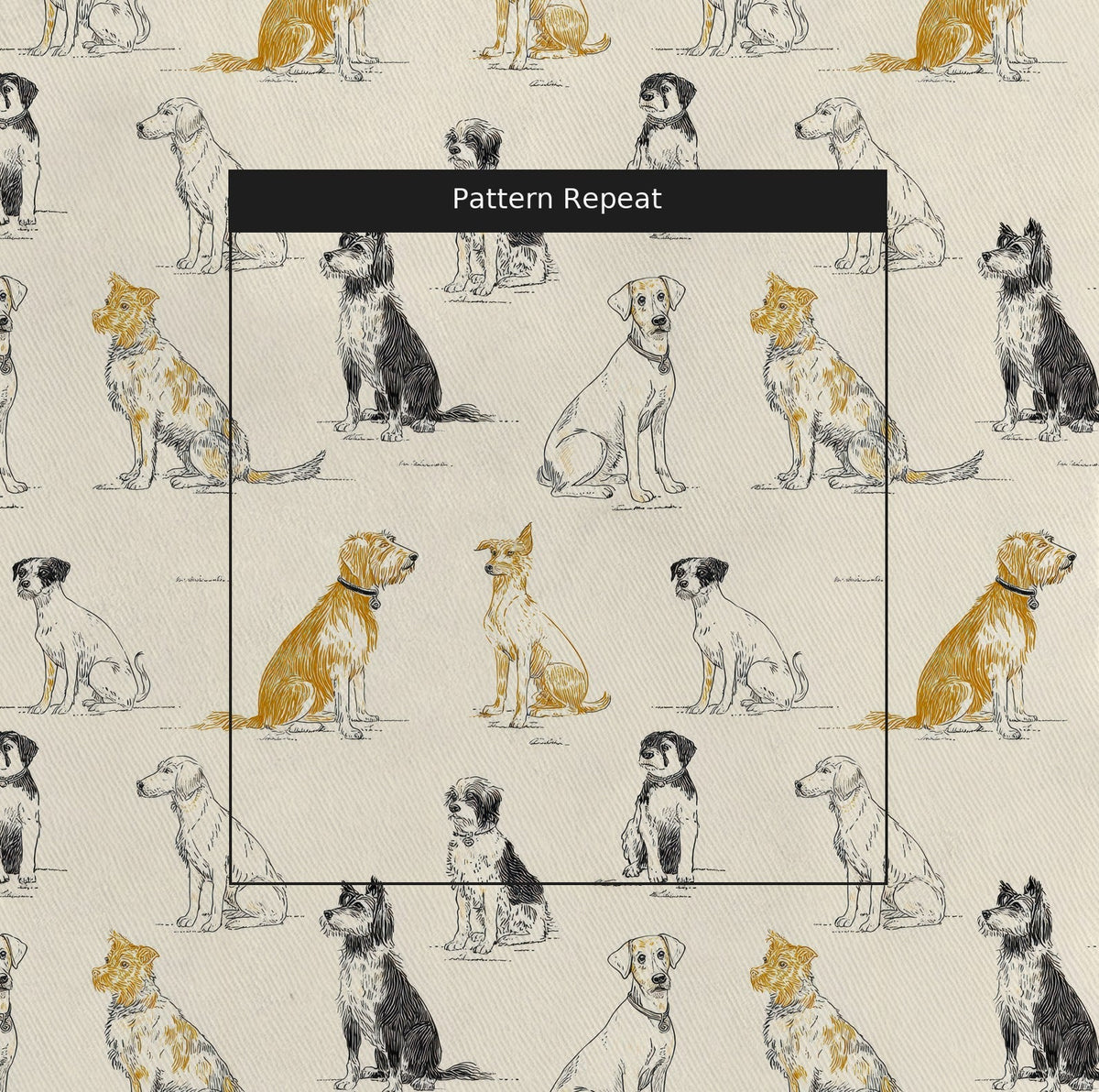 Barkshire Lane - Fabric - Painted Paper