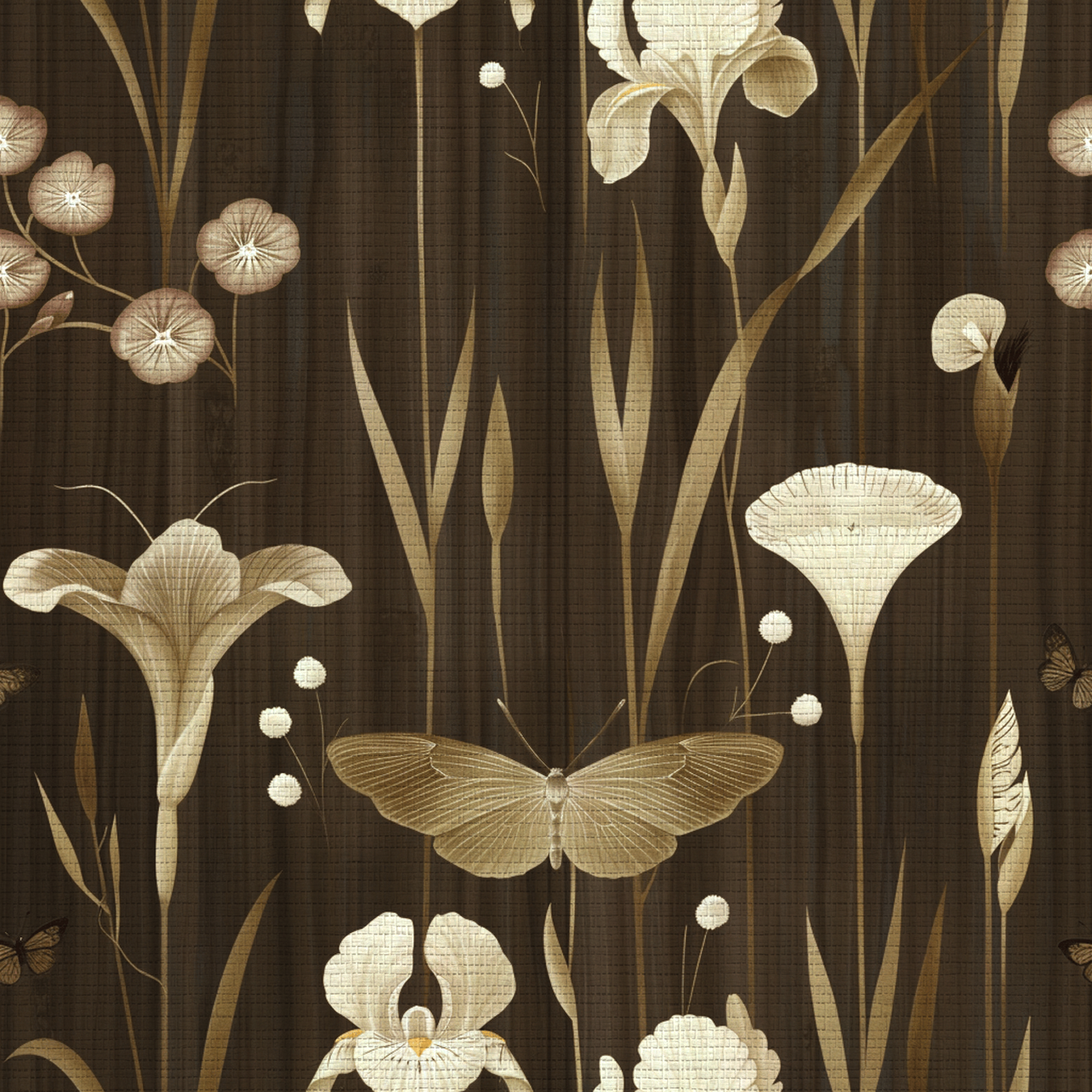 Barrel Oak Faux Grasscloth Wallpaper