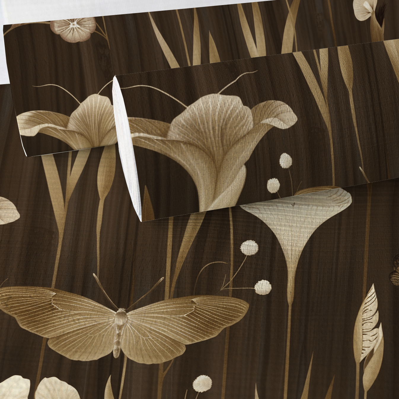 Barrel Oak Faux Grasscloth Wallpaper