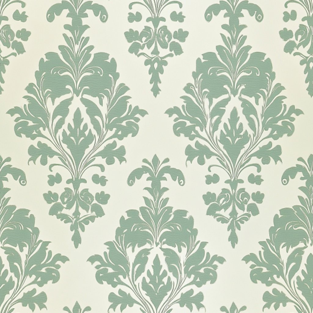 Bates Damask Wallpaper - Painted Paper