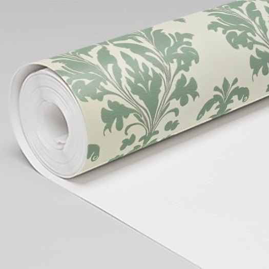 Bates Damask Wallpaper - Painted Paper