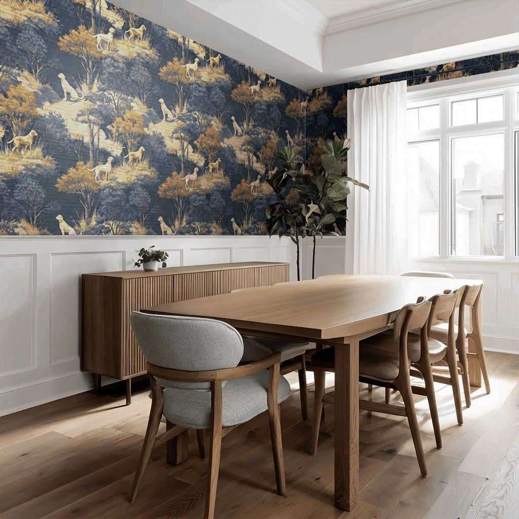 Hound & Hollow Faux Grasscloth Wallpaper