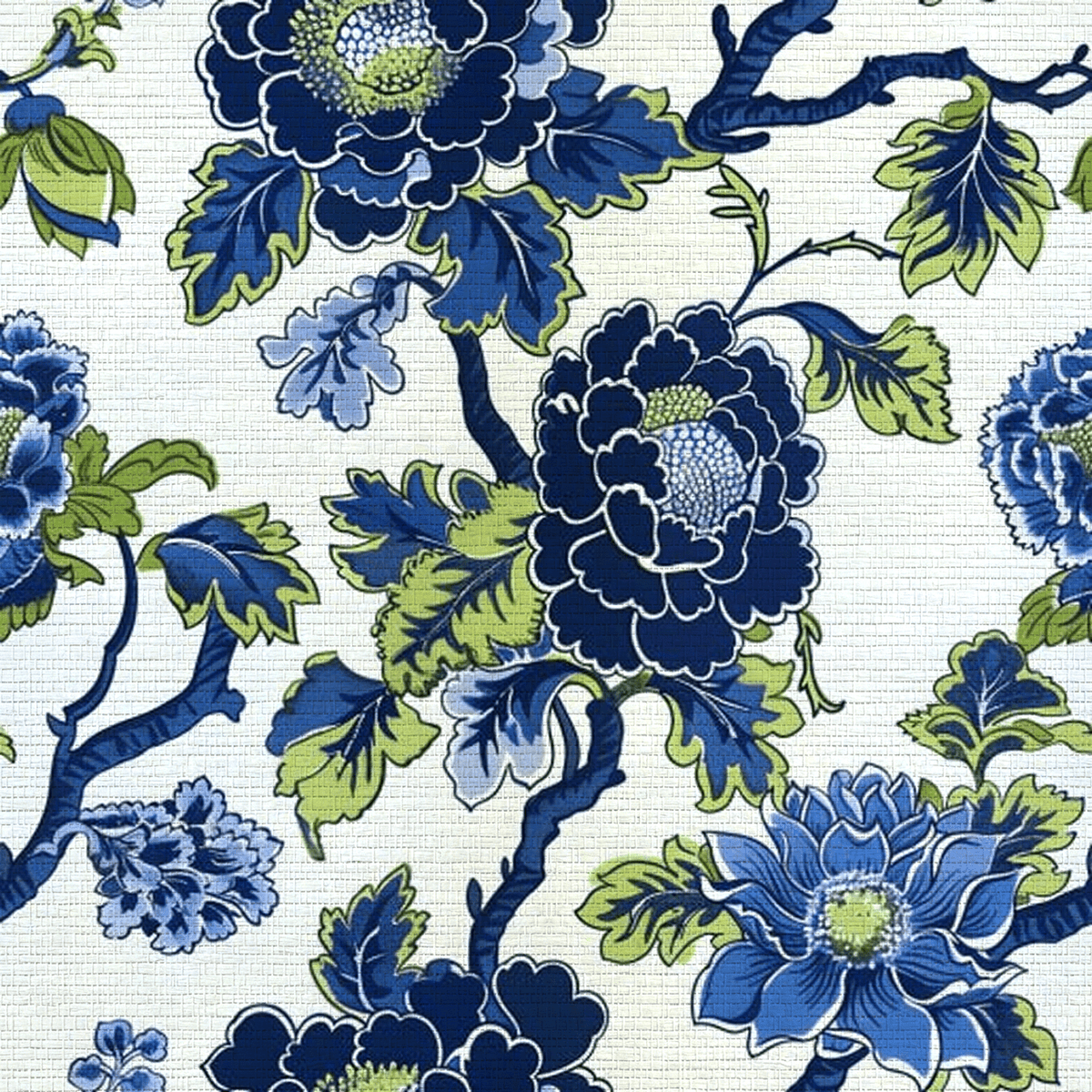 Beatriz Floral Faux Grasscloth Wallpaper - Painted Paper