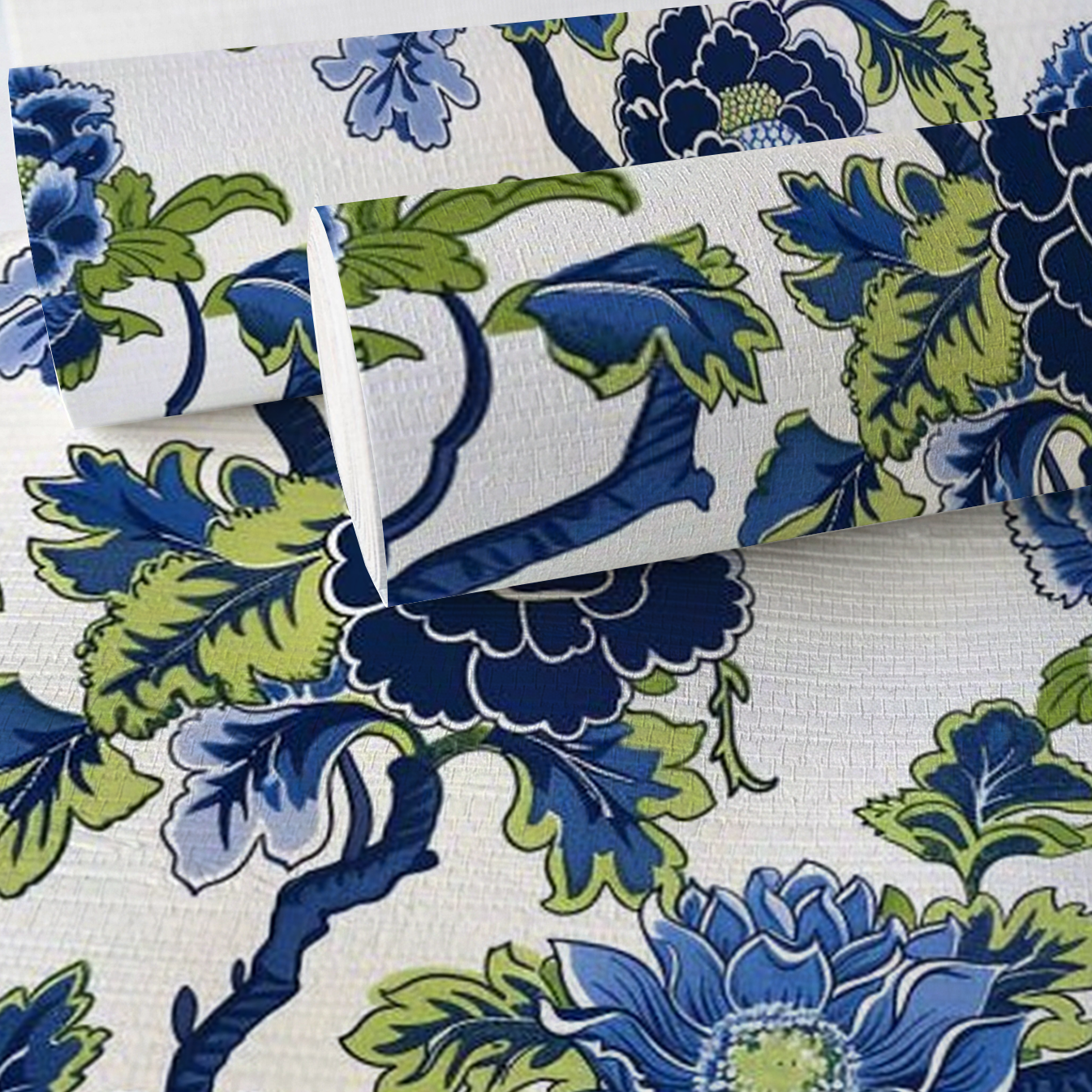 Beatriz Floral Faux Grasscloth Wallpaper