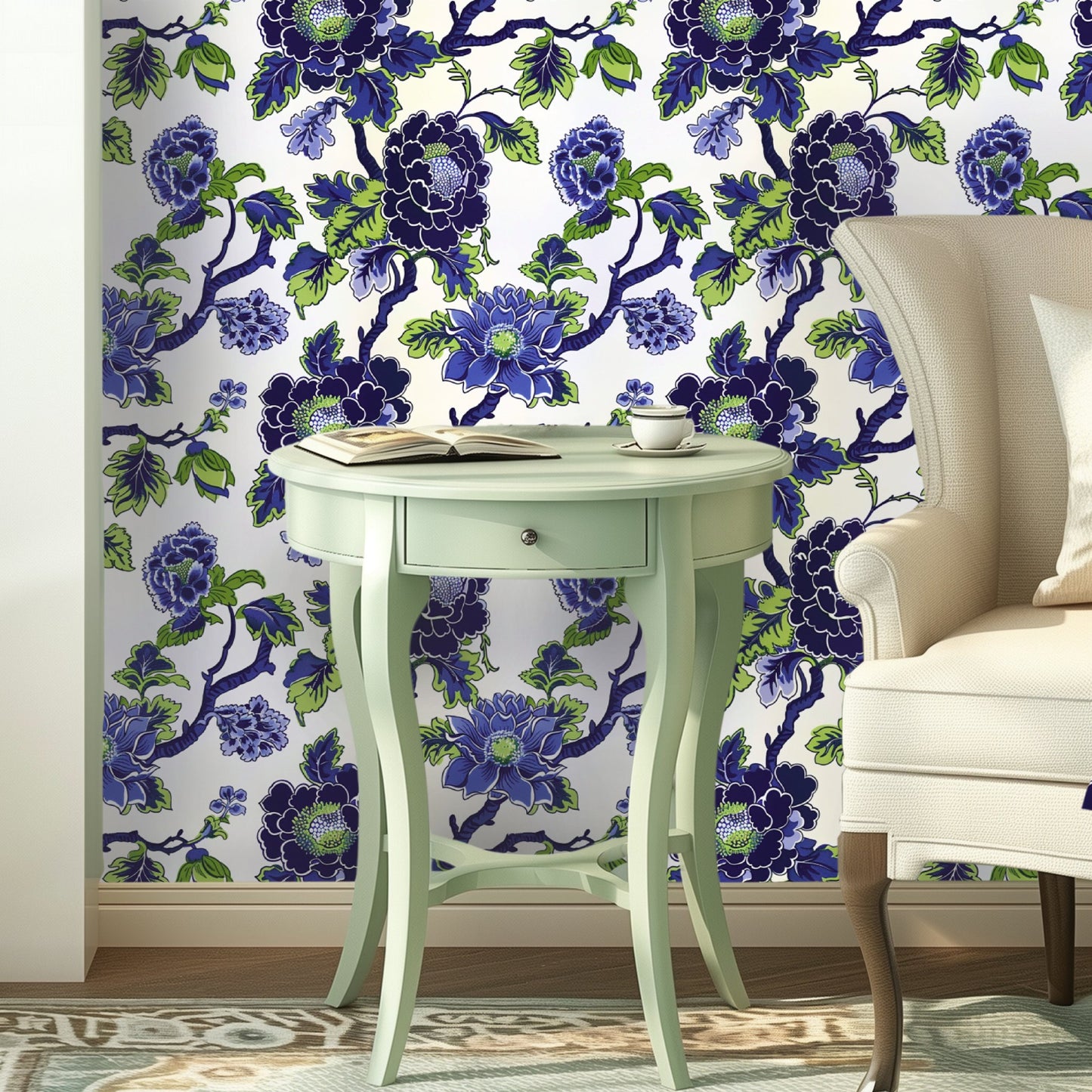 Beatriz Floral Wallpaper - Painted Paper