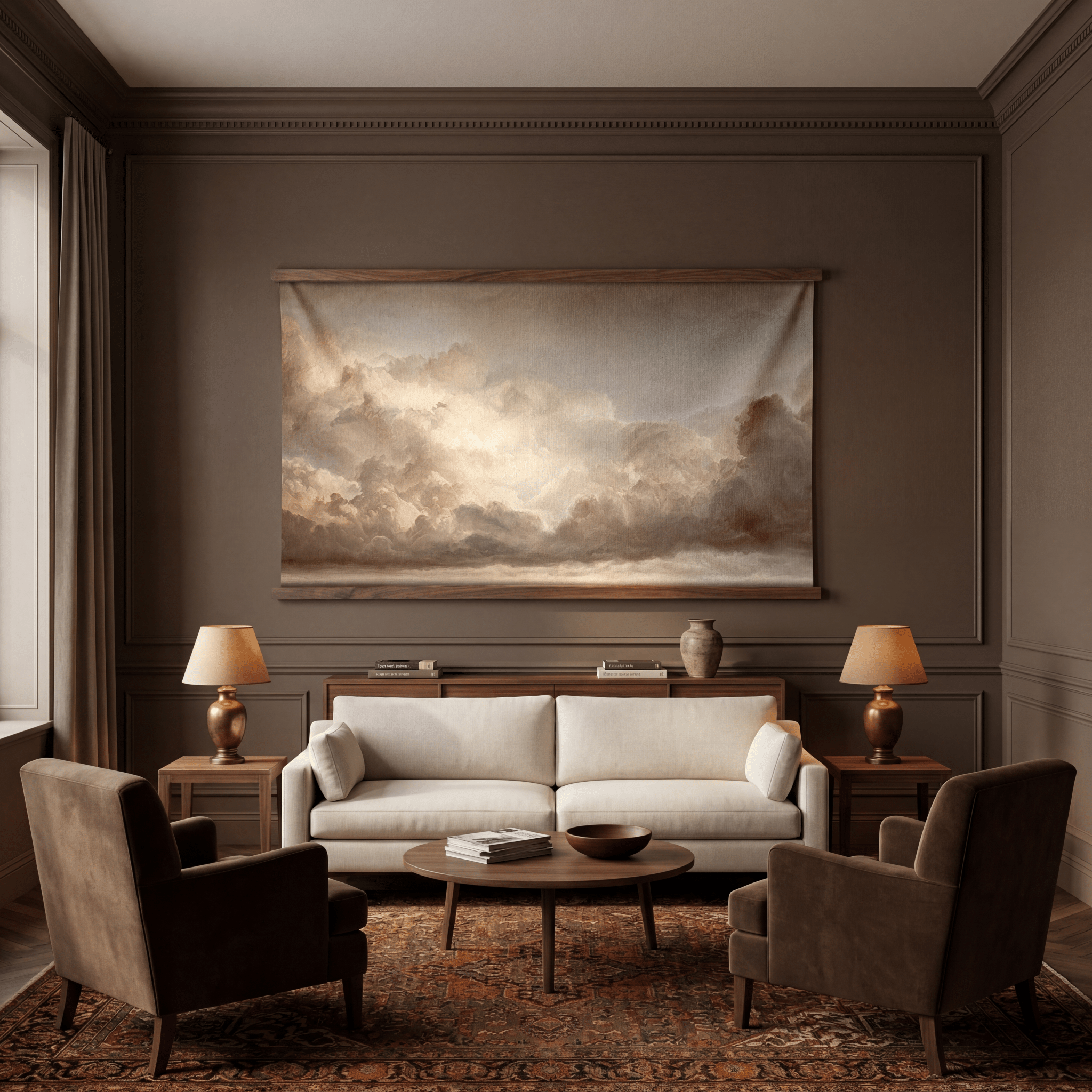 Before the Storm - Tapestry - Painted Paper