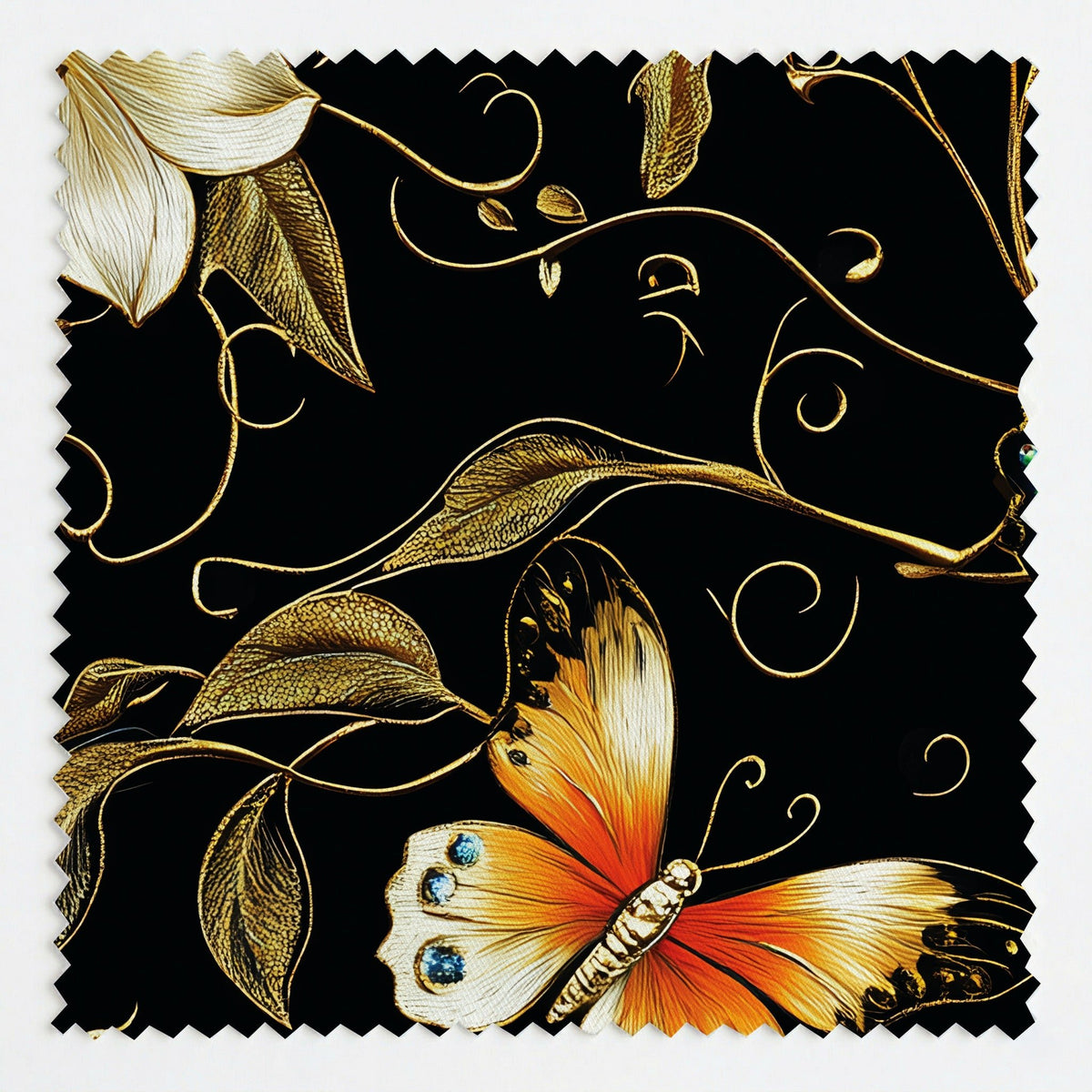 Bella - Fabric - Painted Paper