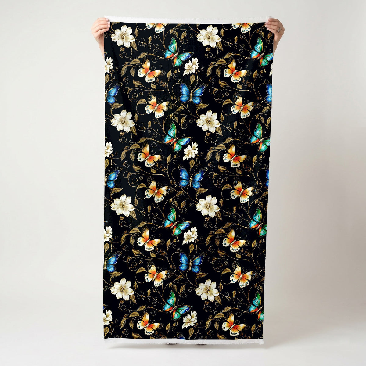 Bella - Fabric - Painted Paper