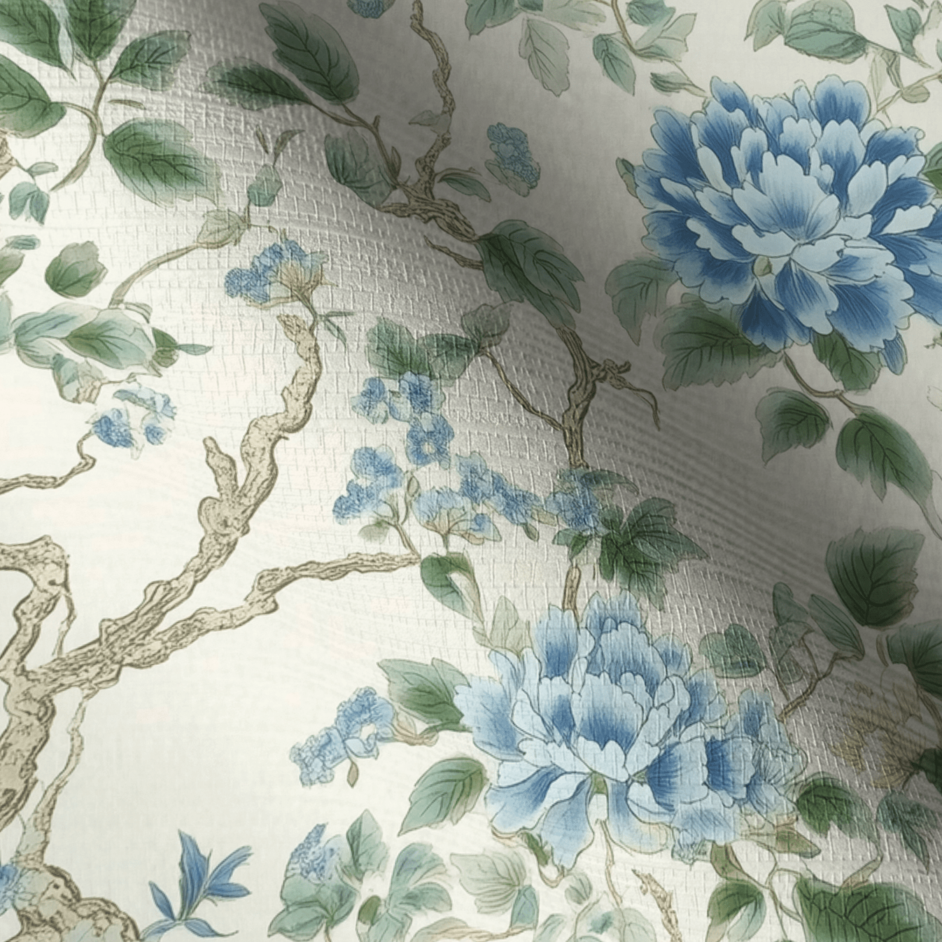 Bellagio Faux Grasscloth Wallpaper - Painted Paper