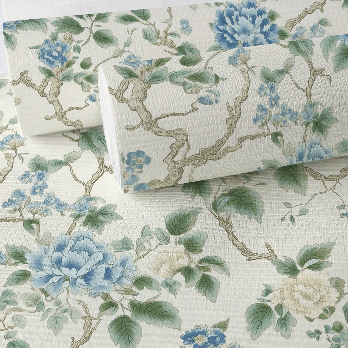 Bellagio Faux Grasscloth Wallpaper - Painted Paper