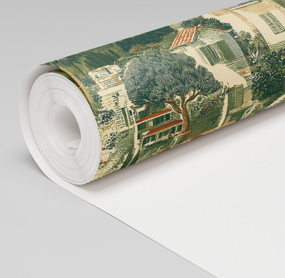 Bellagio Ink Wallpaper - Painted Paper
