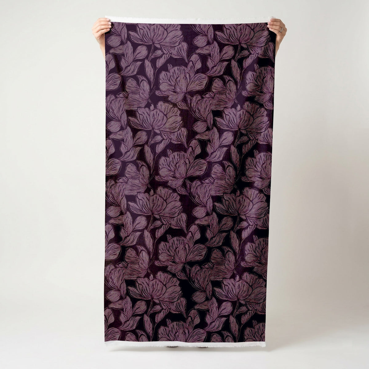 Berry Blossom - Fabric - Painted Paper
