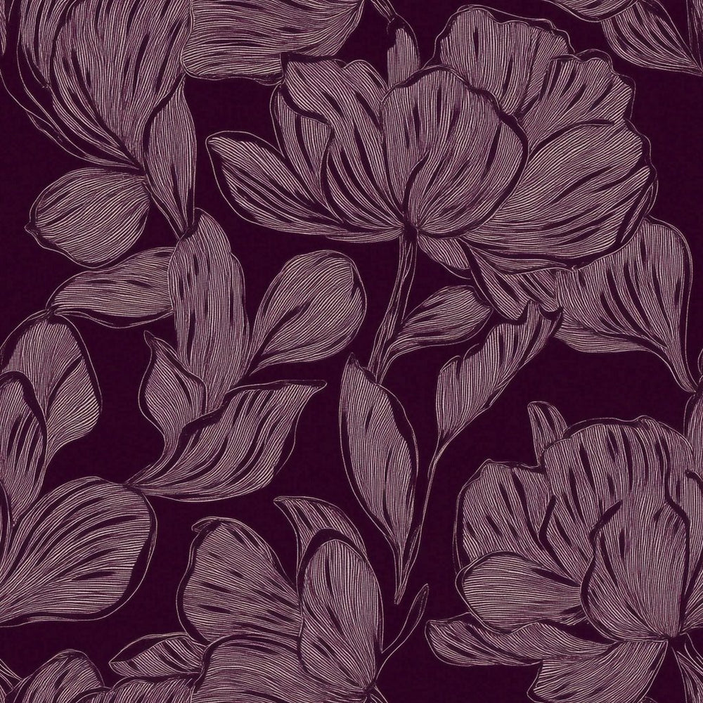 Berry Blossom - Painted Paper