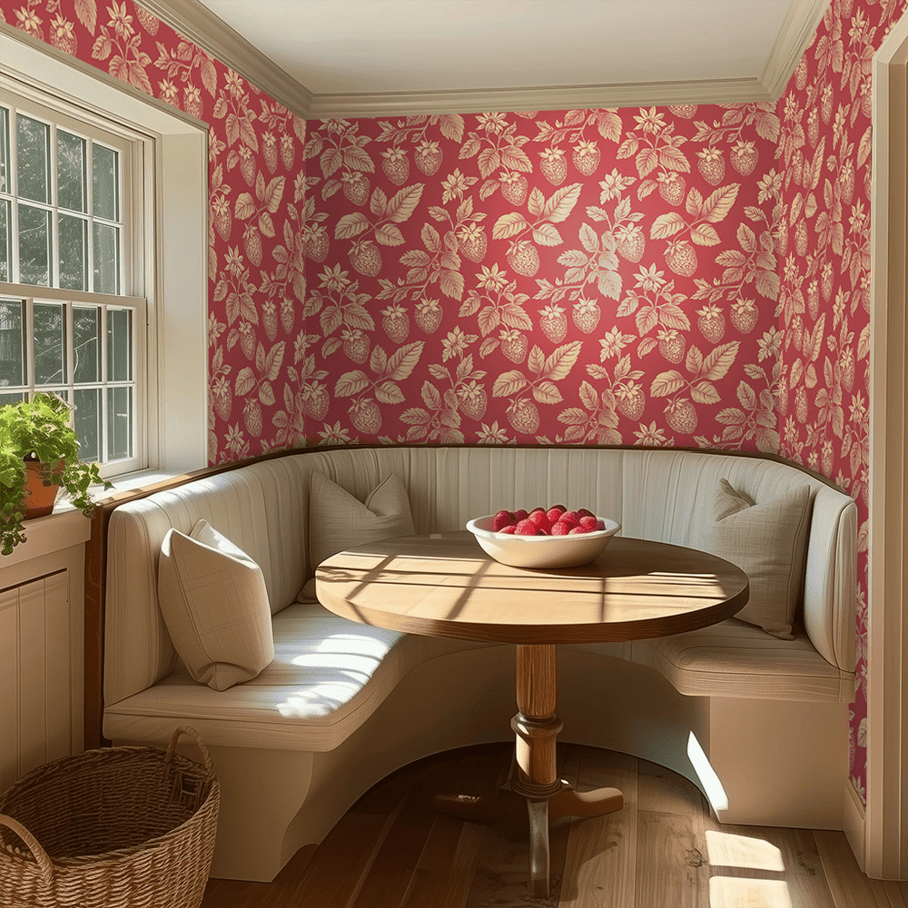 Berry Patch Wallpaper - Painted Paper
